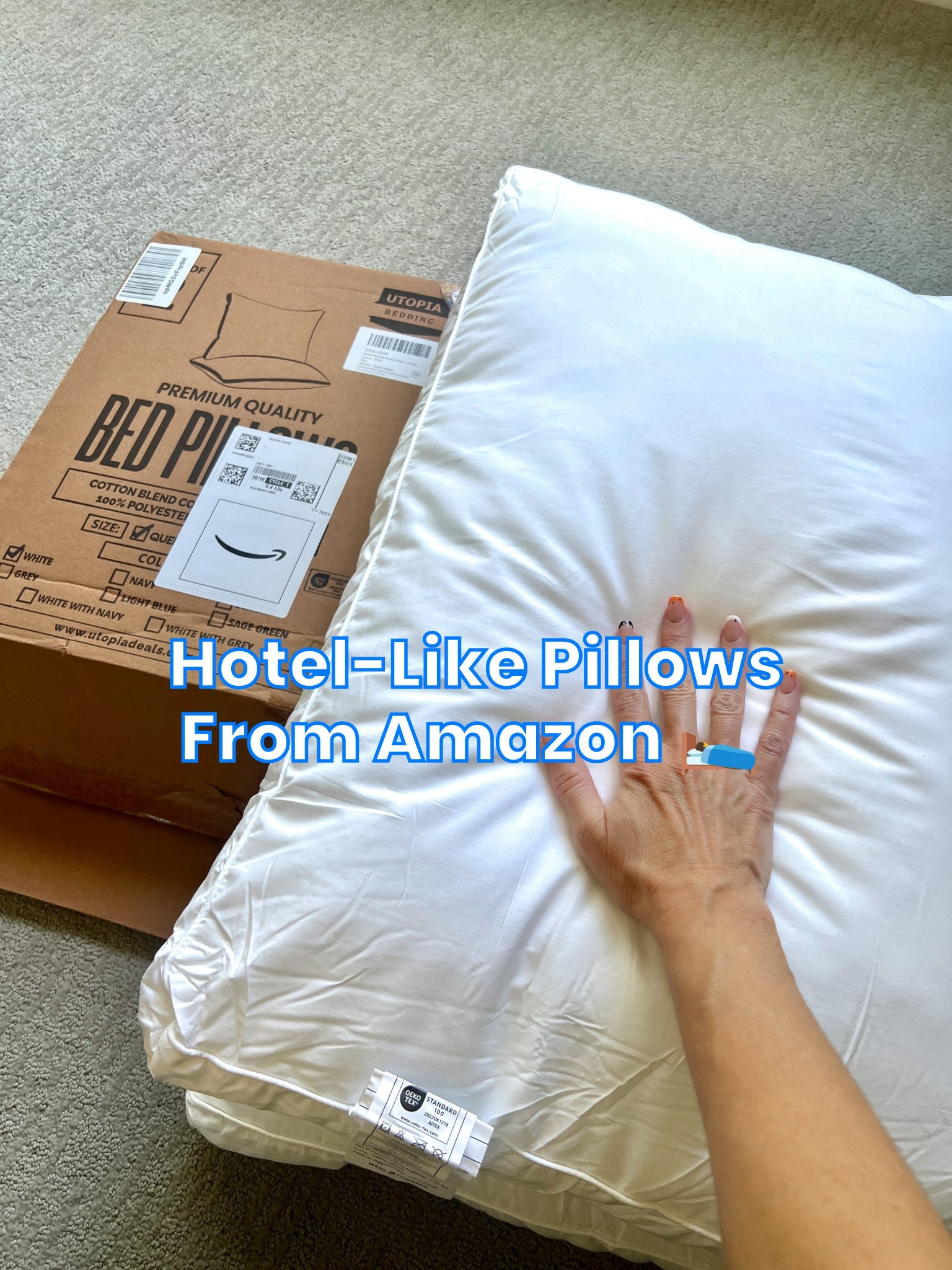 📦 Struck gold with these hotel-ish fab pillows found on Amazon! The perfect balance of squishy and firm! #amazonfind

#LTKHome #LTKFindsUnder50 #LTKTravel