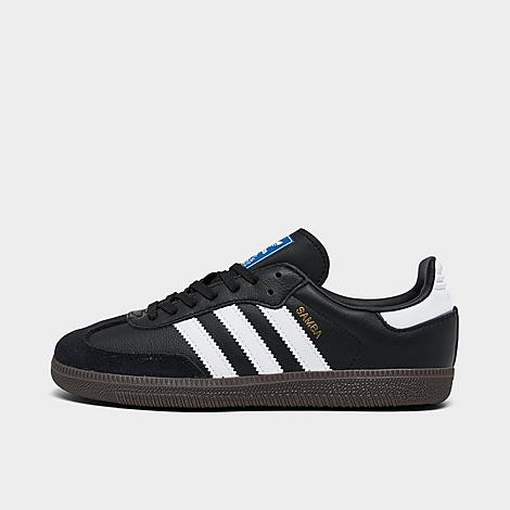 adidas Little Kids Originals Samba OG Casual Shoes in Core Black/Footwear White/Gum 5 Size: 12.5 | JD Sports (US)