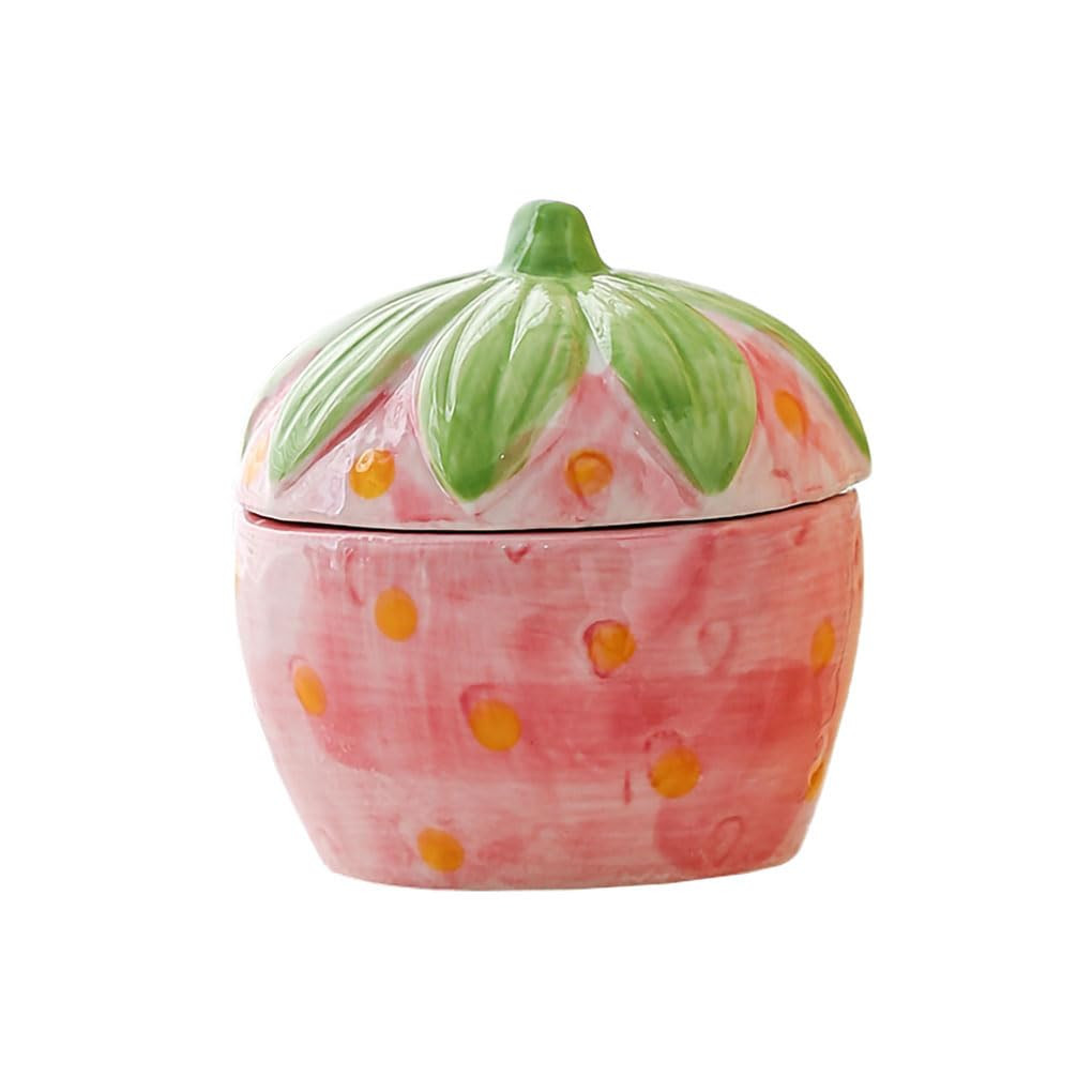 WAIT FLY Apple/Strawberry/Onion Ceramic Jewelry Box with Lid, Trinket Box, Candy Jar, Storage Box... | Amazon (US)
