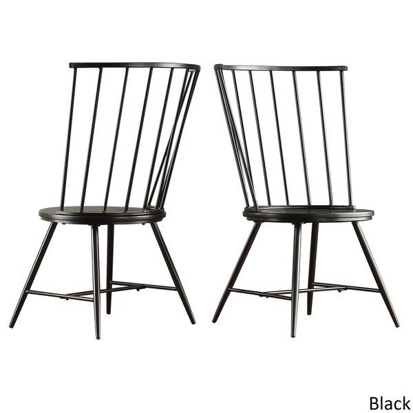 Truman High Back Windsor Classic Dining Chair (Set of 2) by iNSPIRE Q Modern | Bed Bath & Beyond