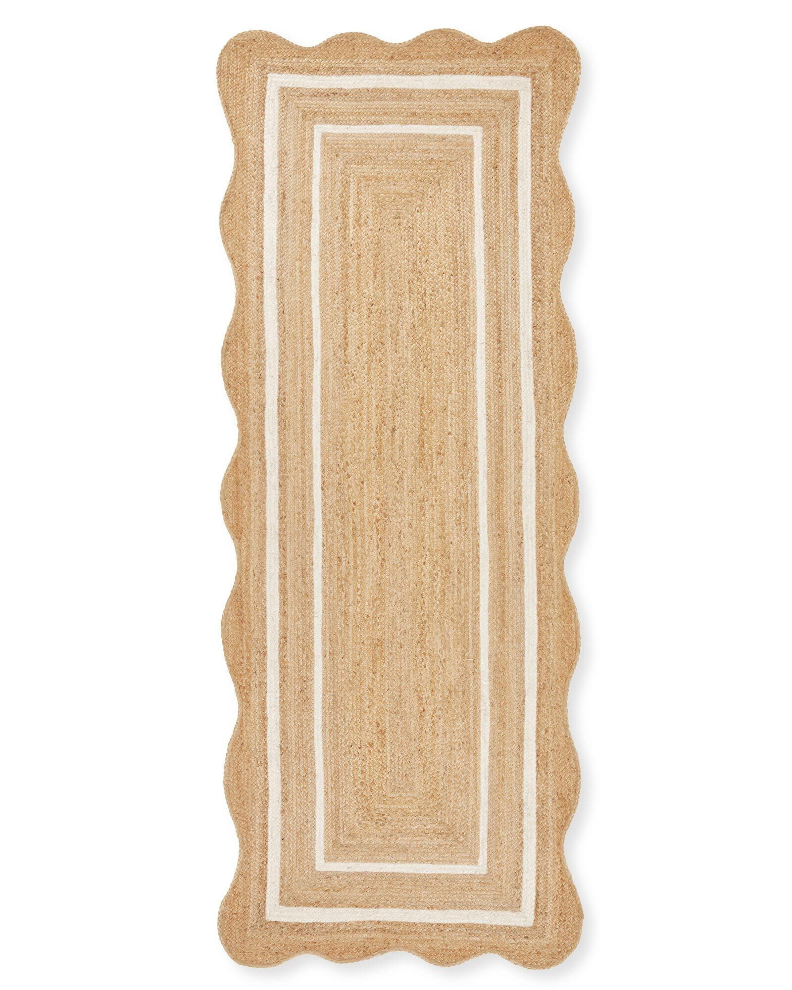 Scallop Jute Rug | Serena and Lily