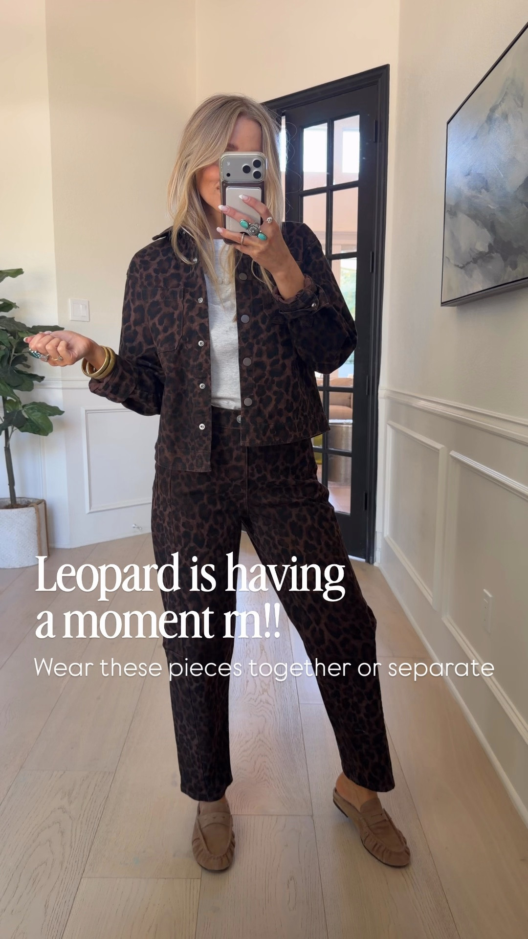 ✨SCROLL TO SHOP✨
Leopard is a neutral—I don’t make the rules. 🐆🤎✨ This matching set is giving effortlessly cool for fall.

#LTKootd #LTKdayinmylife #LTKgrwm