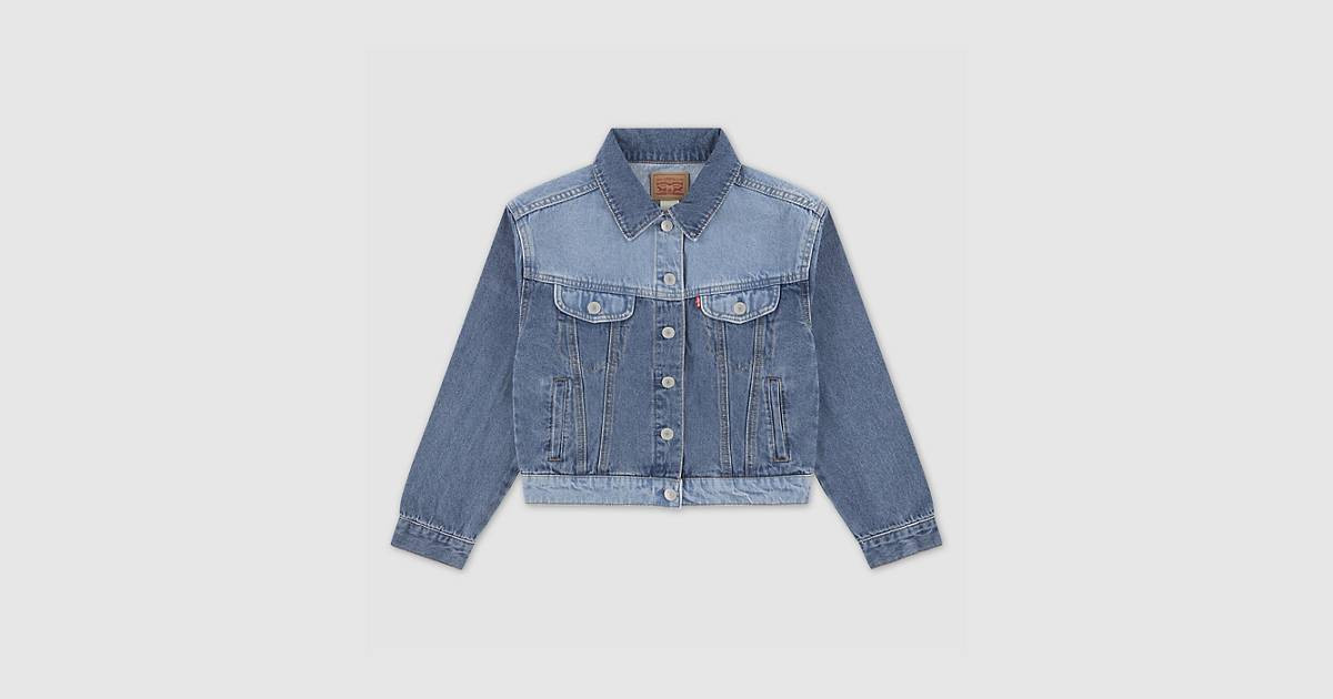 90's Shrunked Blocked Trucker Big Girls S-xl | Levi's US