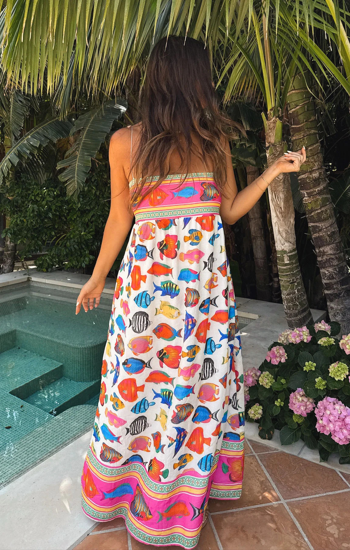 Skylar Maxi Dress ~ Rainbow Reef | Show Me Your Mumu