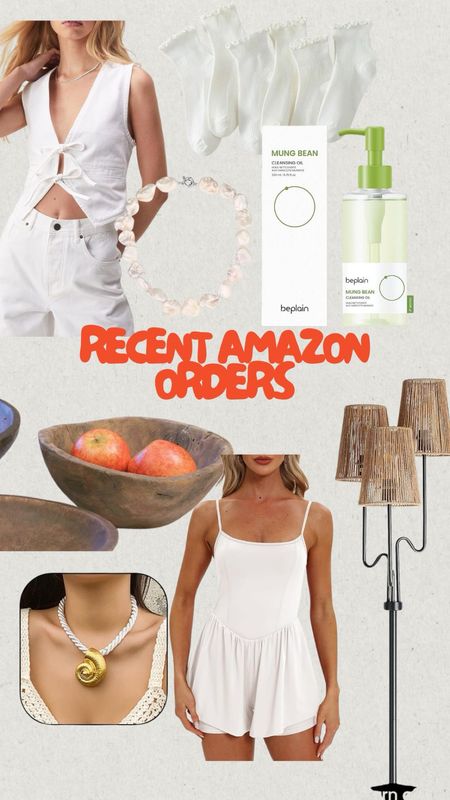 Recent amazon orders 

Amazon fashion, Amazon finds, Amazon home 