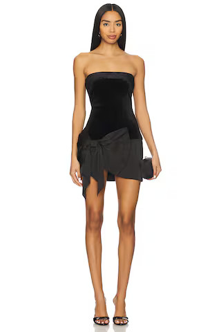 Carsyn Mini Dress in Black | Revolve Clothing (Global)