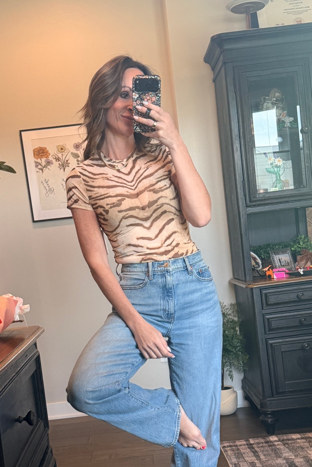 This shirt gets more compliments than a lot. Good American and on sale. I’m in a small but xs fits too. Did I mention on sale??! Sheer so wear whatever you’d like under. :)

#LTKSeasonal #LTKOver40 #LTKmomlife