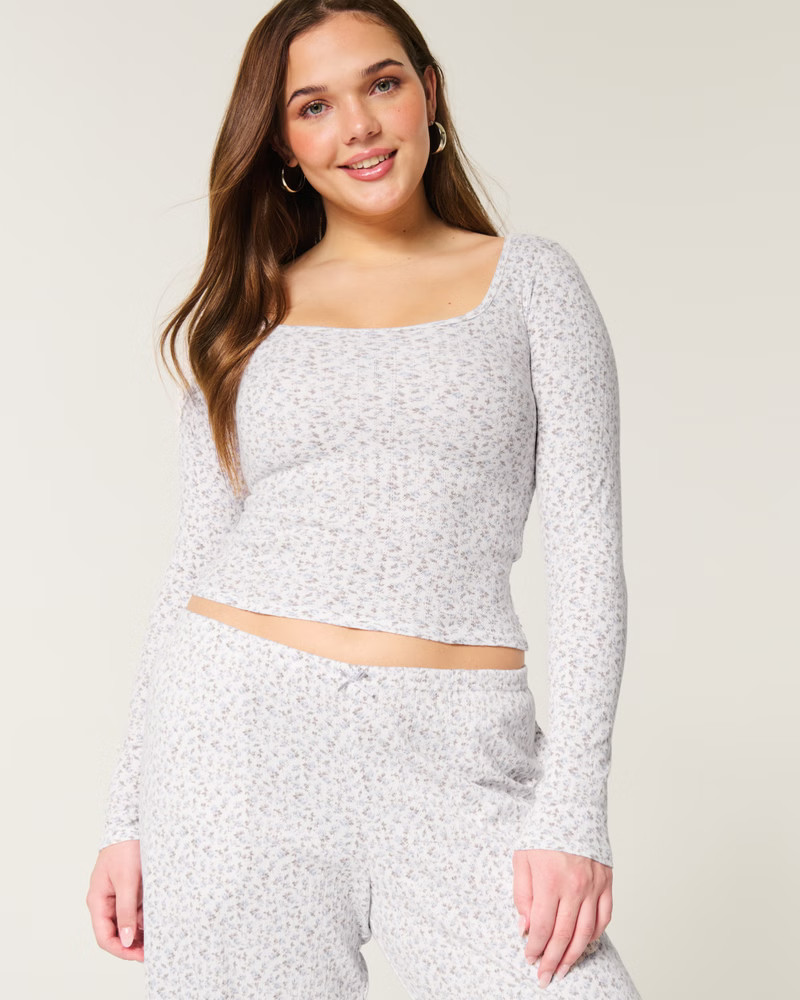 Pointelle Pajama Top | Hollister (US)