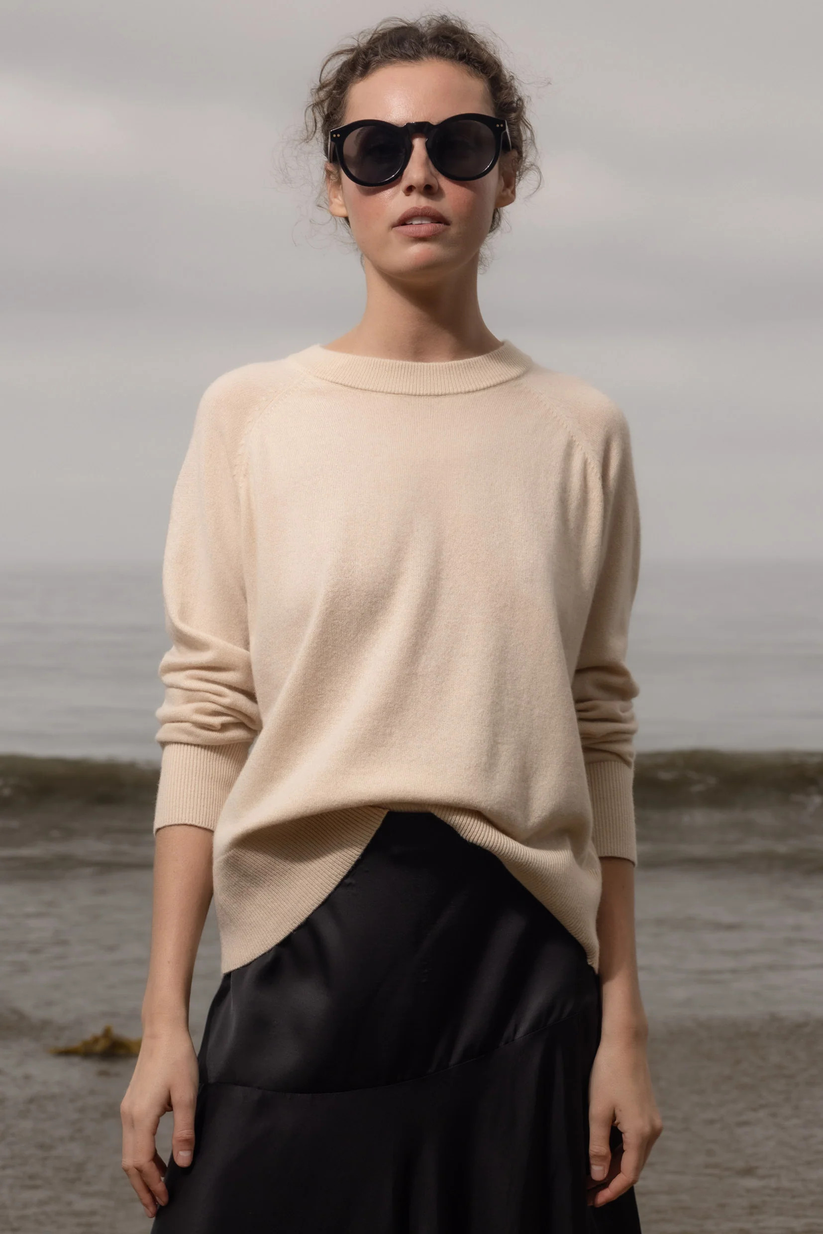 Daily Sweater - Antique Cream | Heidi Merrick