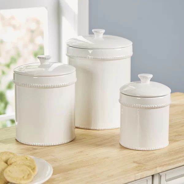 Bianca 3 Piece Kitchen Canister Set | Wayfair North America