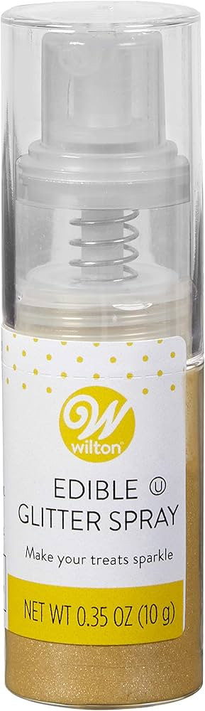 Wilton Edible Gold Glitter Spray, 0.35 oz. | Amazon (US)