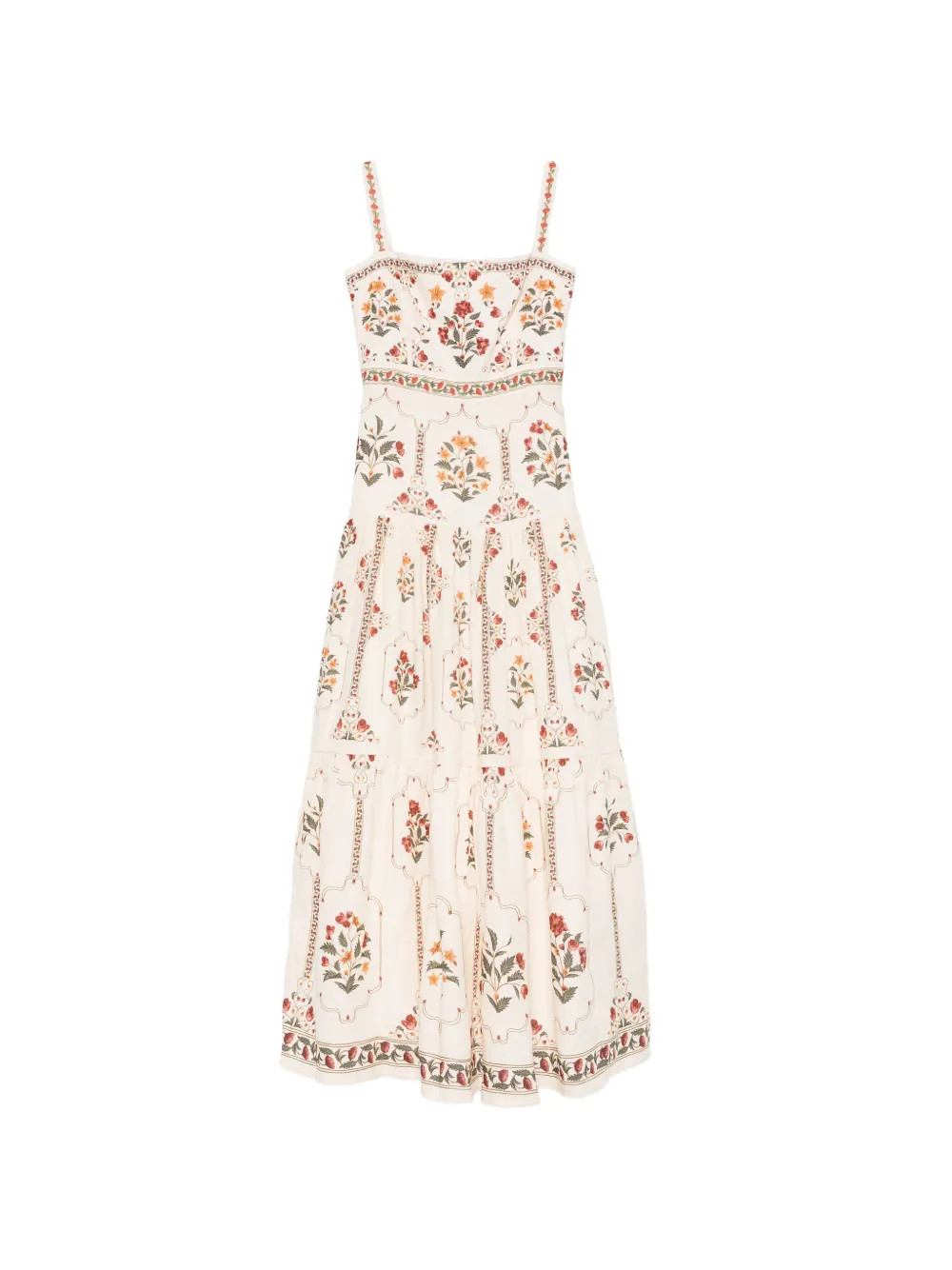 Agua By Agua Bendita Lima Floral Maxi Dress | Neutrals | FARFETCH | Farfetch Global