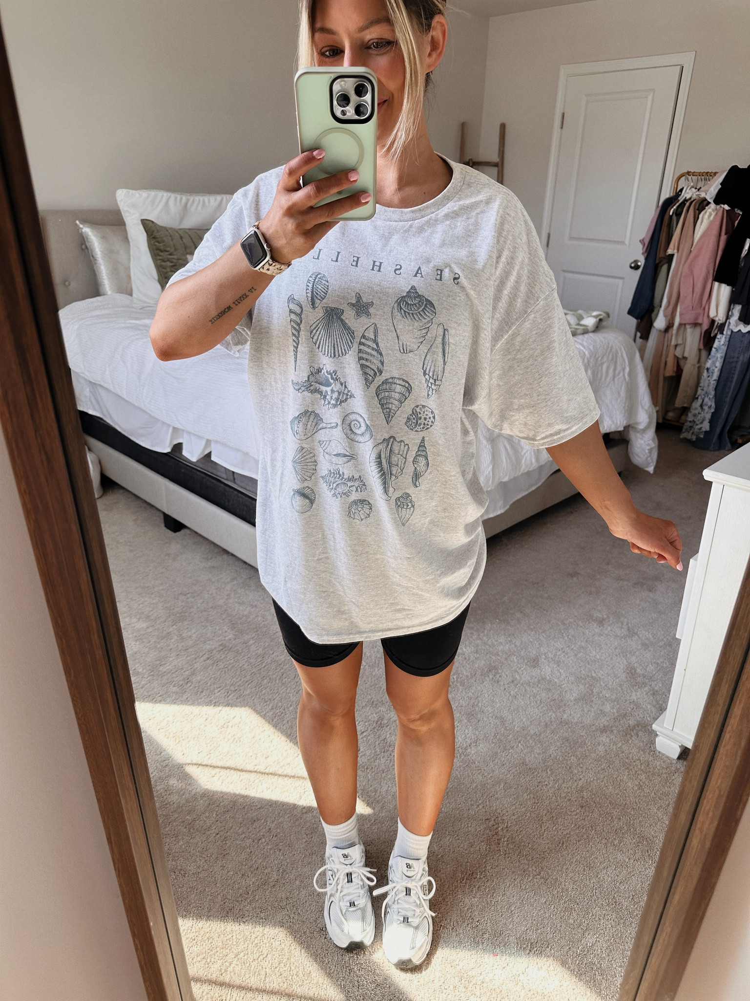 oversize graphic tee shirt for literally $5!!! From 5 below! 

Oversized graphic tee, summer shirt, summer outfit, spring outfit, spring style, maternity outfit, Mother’s Day, affordable fashion, everyday outfit , casual style

#LTKU #LTKstyletip #LTKSeasonal