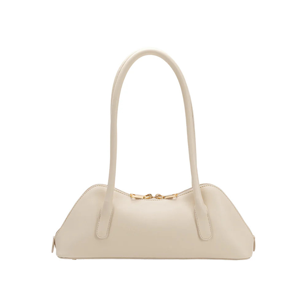Ivory Dakota Recycled Vegan Leather Shoulder Bag | Melie Bianco | Melie Bianco