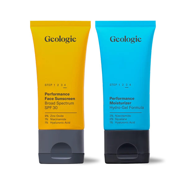 Geologie Sun Protection Duo | SPF30 Sunscreen with Zinc Oxide + After Sun Moisturizer with Aloe Vera | Geologie