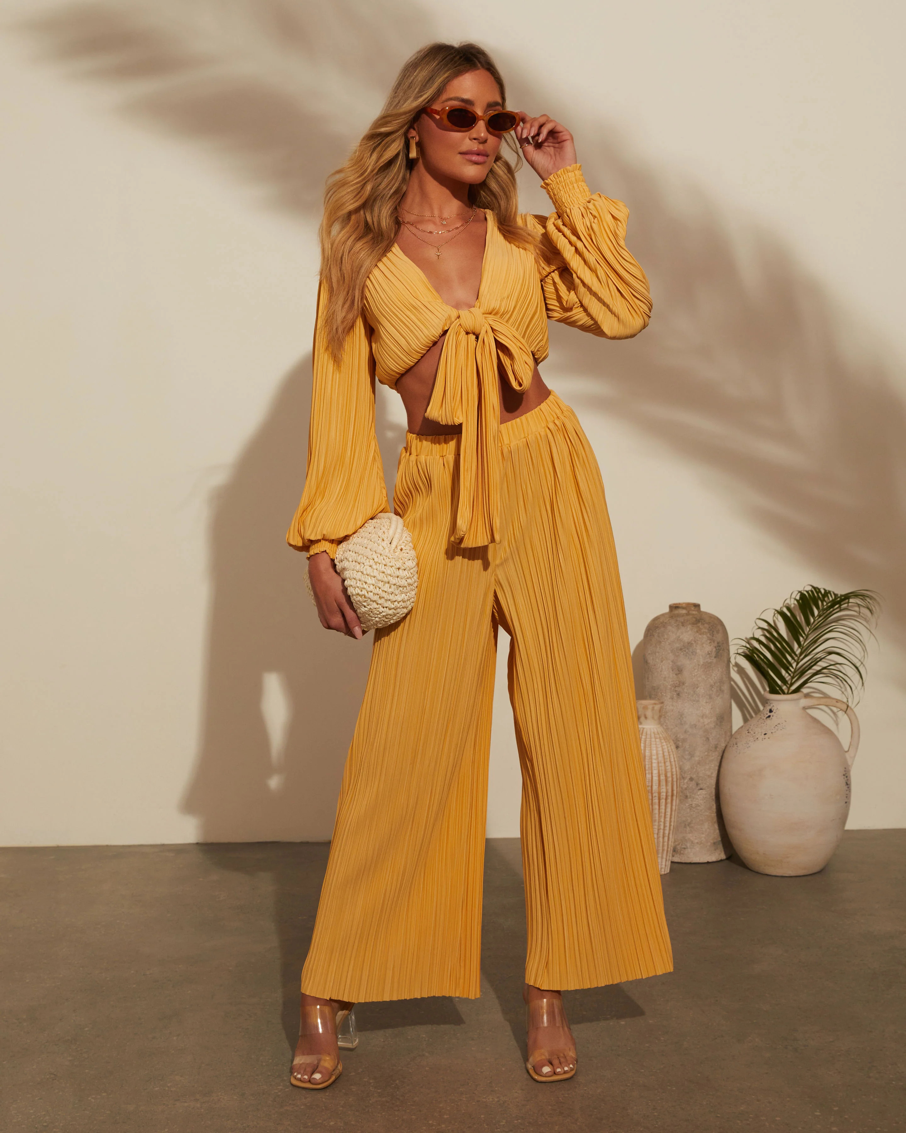 Ray Of Sunshine High Rise Trousers | VICI