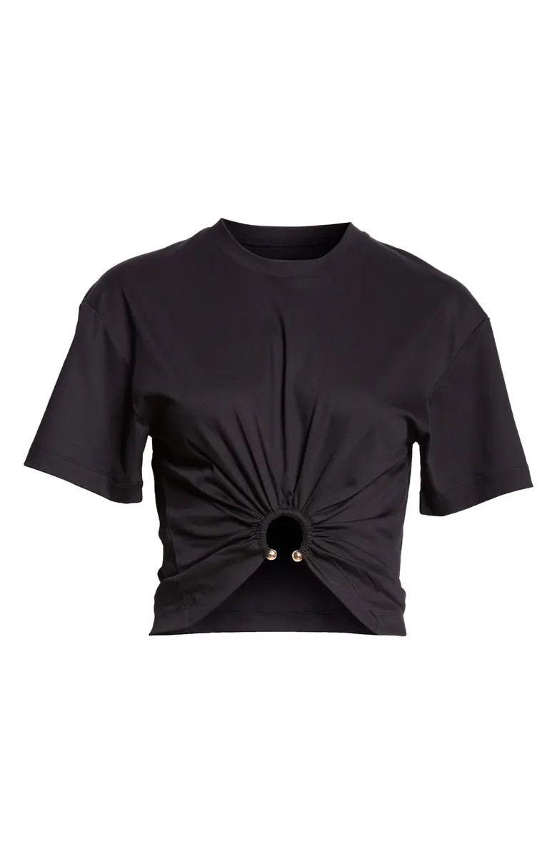 Hardware Detail Cotton T-Shirt | Nordstrom