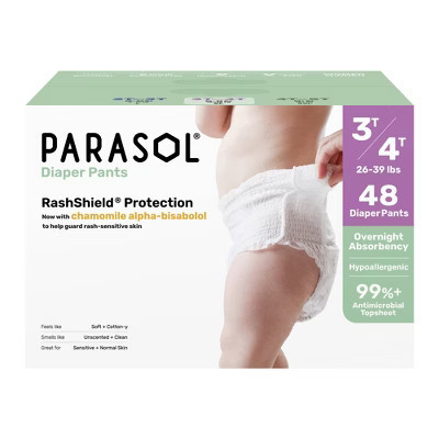 Parasol Chlorine-Free Diaper Pants (Pull-Up Style) with RashShield Protection - 3T4T | Target