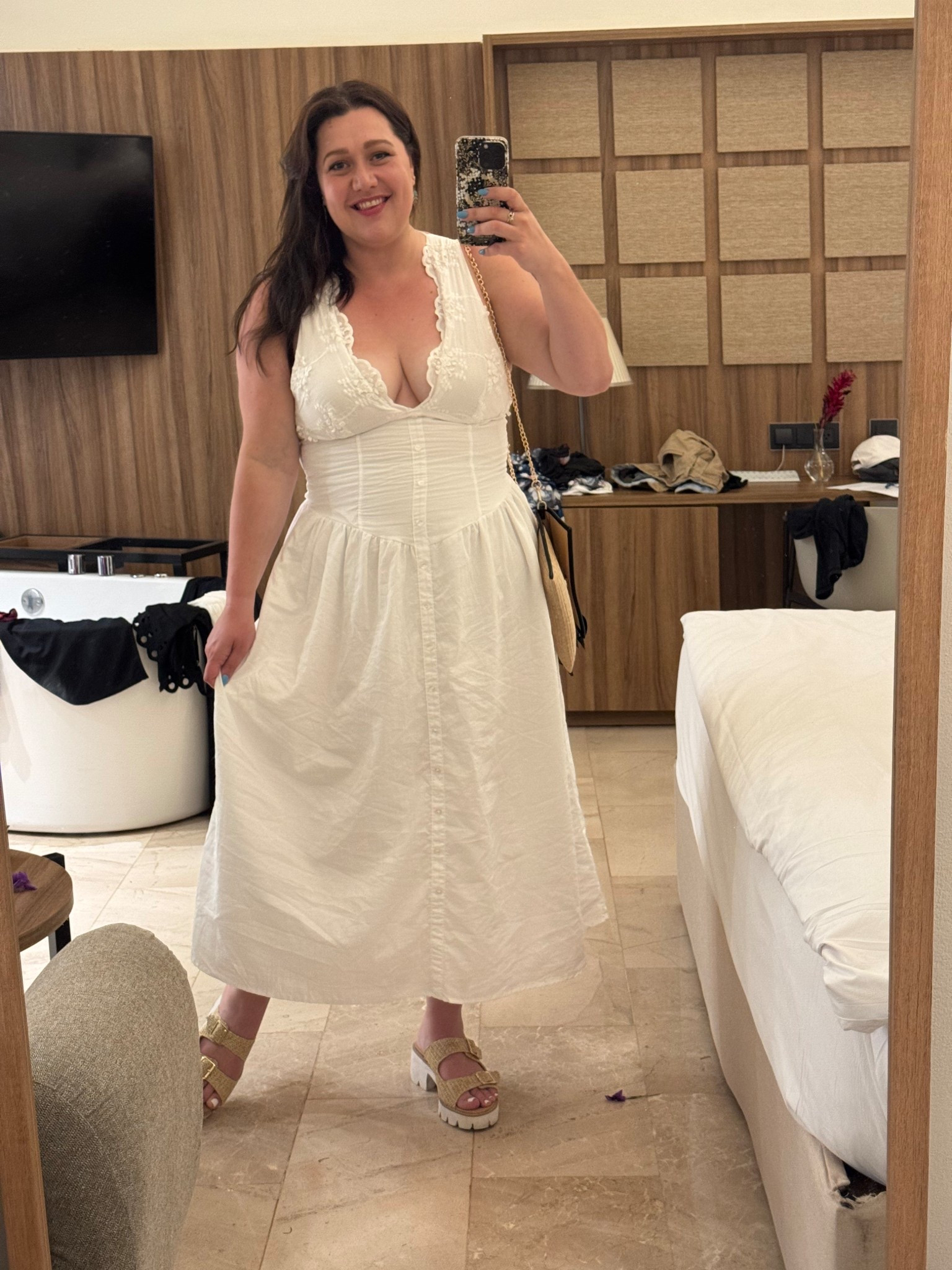 The perfect white summer dress 