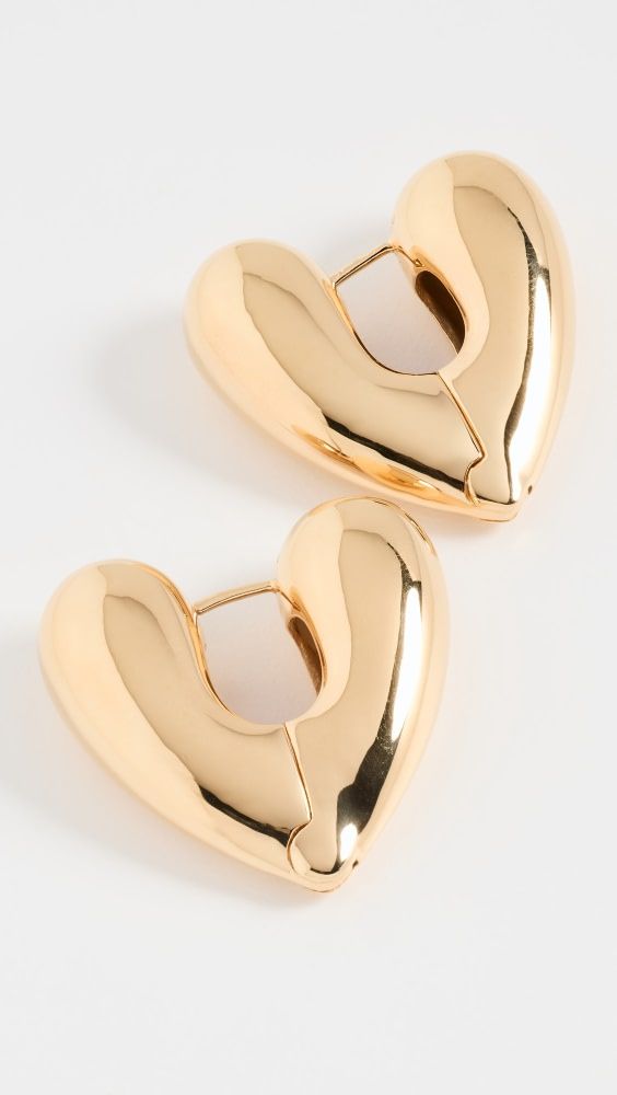 Annika Inez Large Heart Hoops | Shopbop | Shopbop