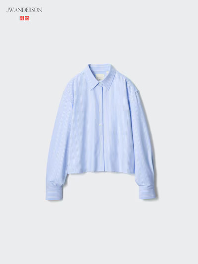 Oxford Boxy Shirt (Stripe) | UNIQLO (UK)