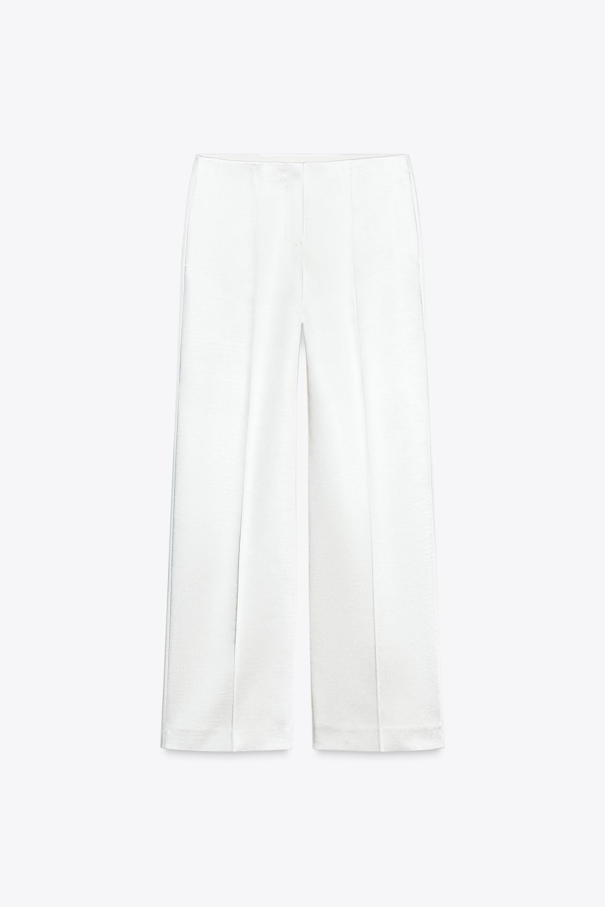 ZW COLLECTION SATIN PANTS | Zara US