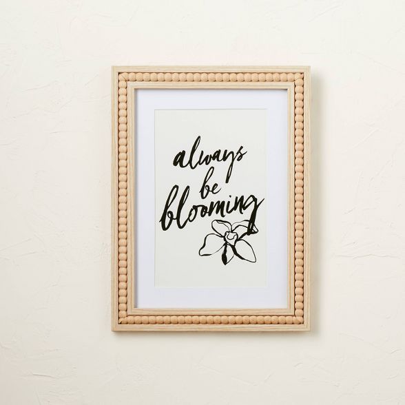 12&#34; x 16&#34; Always Be Blooming Framed Wall Art - Opalhouse&#8482; designed with Jungalow&#8... | Target