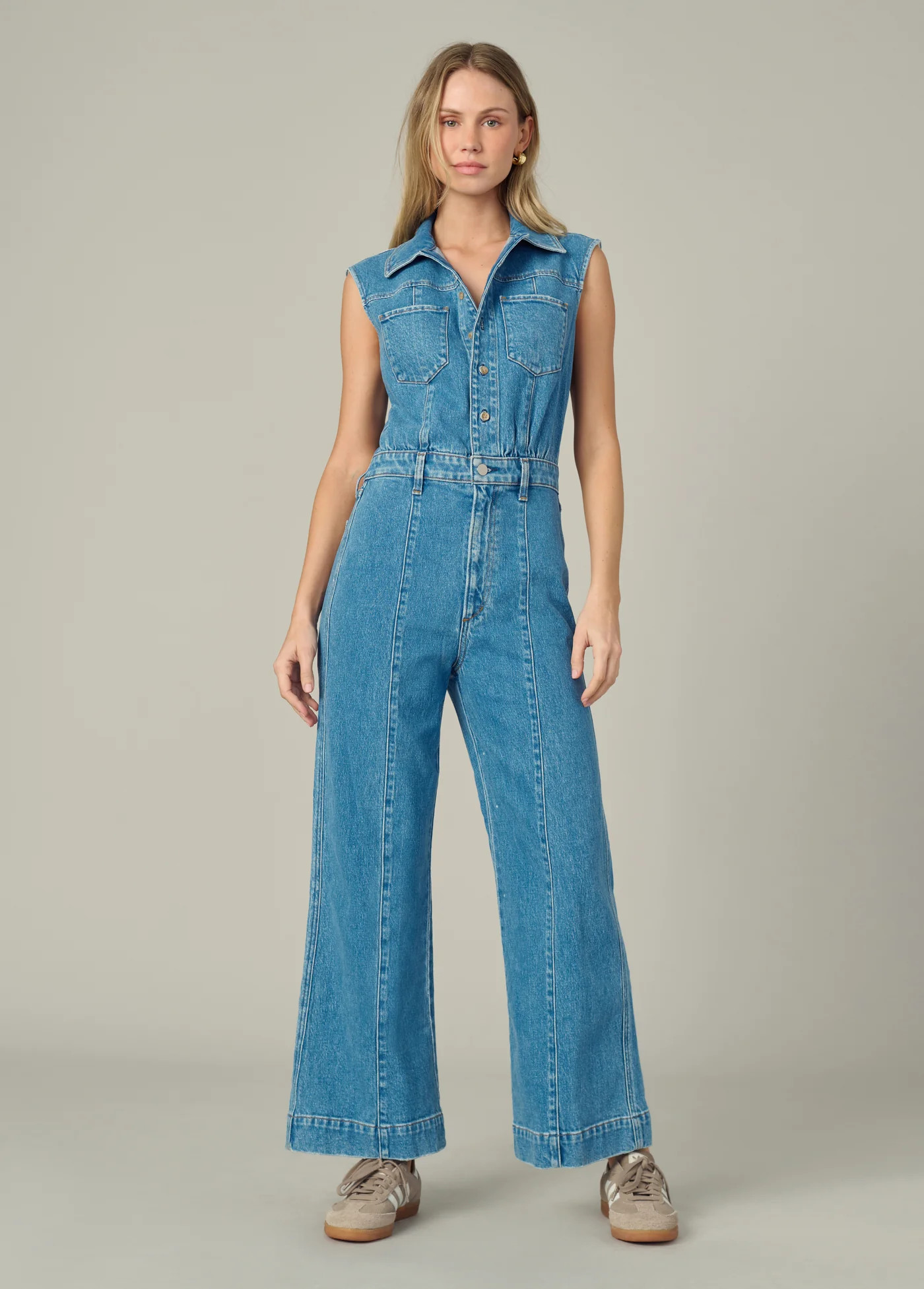 THE PASHA DENIM JUMPSUIT | JOES