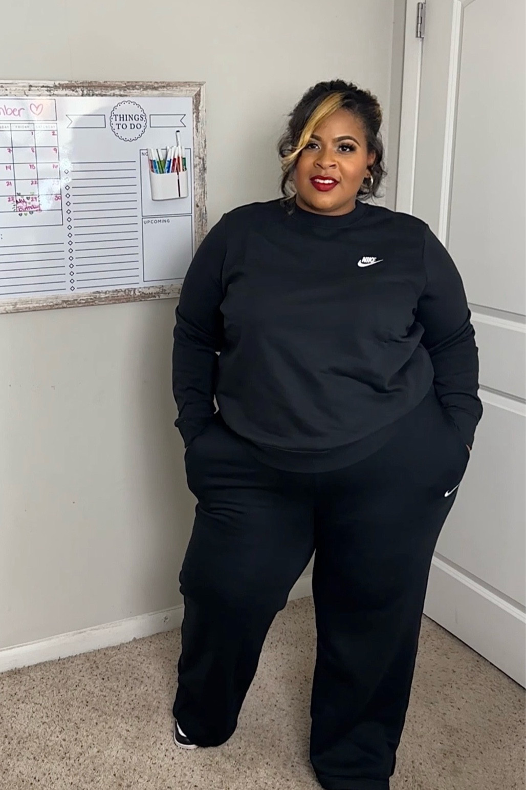 I came up with this whole video about where I been and how sometimes you just need a break and life is hard, but I’m sorry for neglecting y’all for the last three months. And I never finished it . So there goes that. Anywho, I’m back in this thang! 

Happy December!!!! If you’ve been here for a while you know I do 29 Days of ___ and this December, we are doing 29 Days of Looks!! Starting Day 1 off light with one of my go to @nike looks!