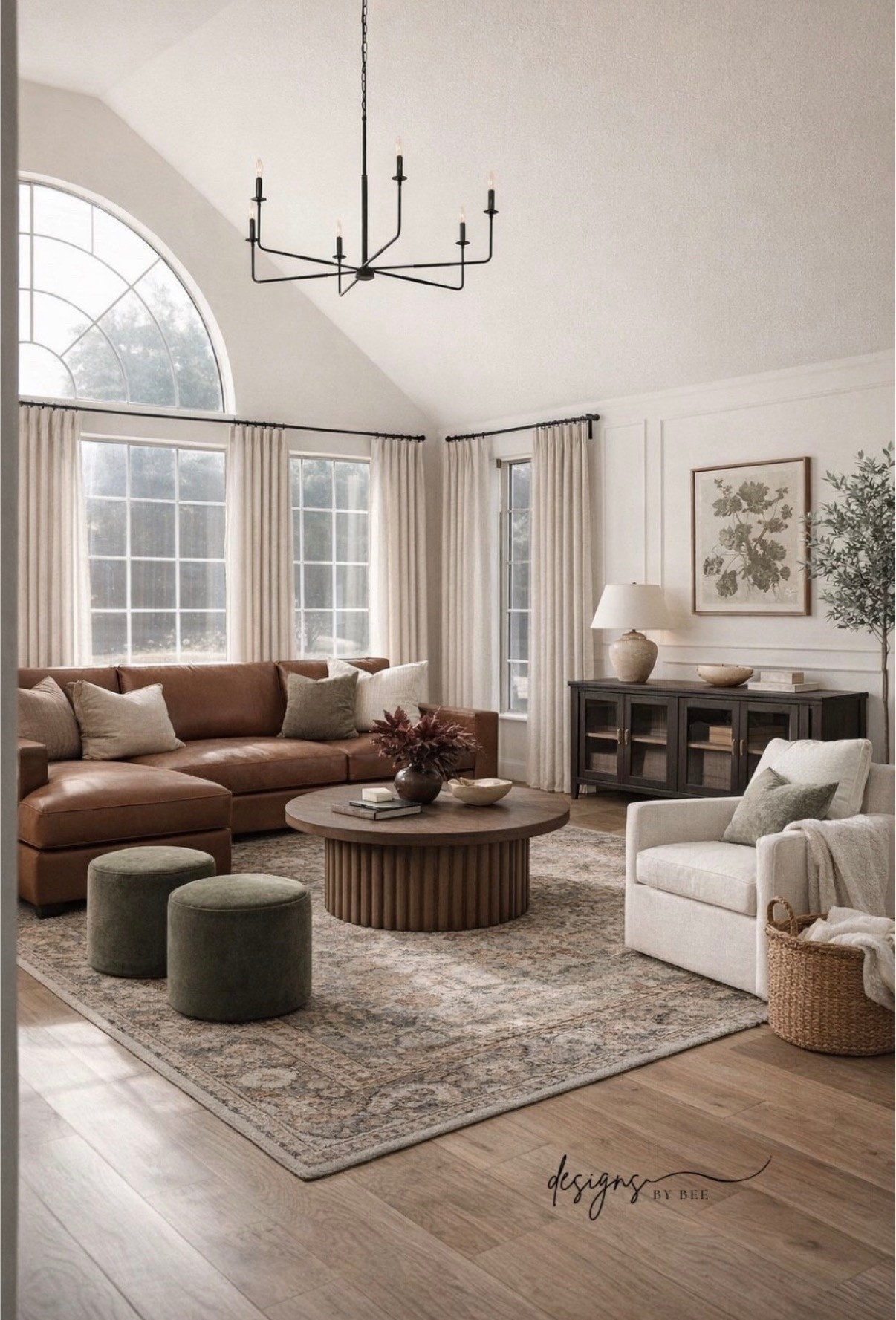 moody interiors, leather sofa, organic modern, earthy tone home, living room decor, transitional style, home refresh, studio mcgee style, modern organic, cozy home, cognac leather, olive green decor 

 

#LTKHome