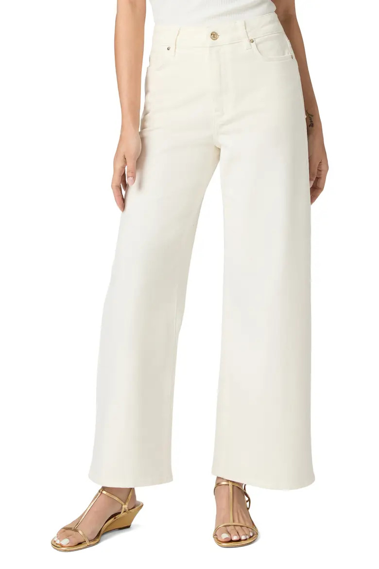 PAIGE Anessa High Waist Ankle Wide Leg Jeans (Women) | Nordstrom | Nordstrom
