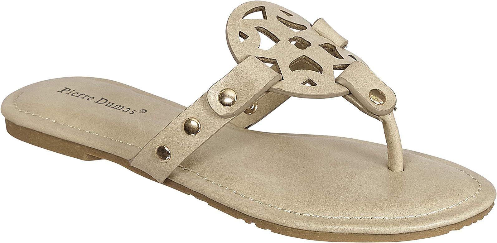 Shoes Women's Pierre Dumas Slip On Open Toe Fashion Sandals | Amazon (US)