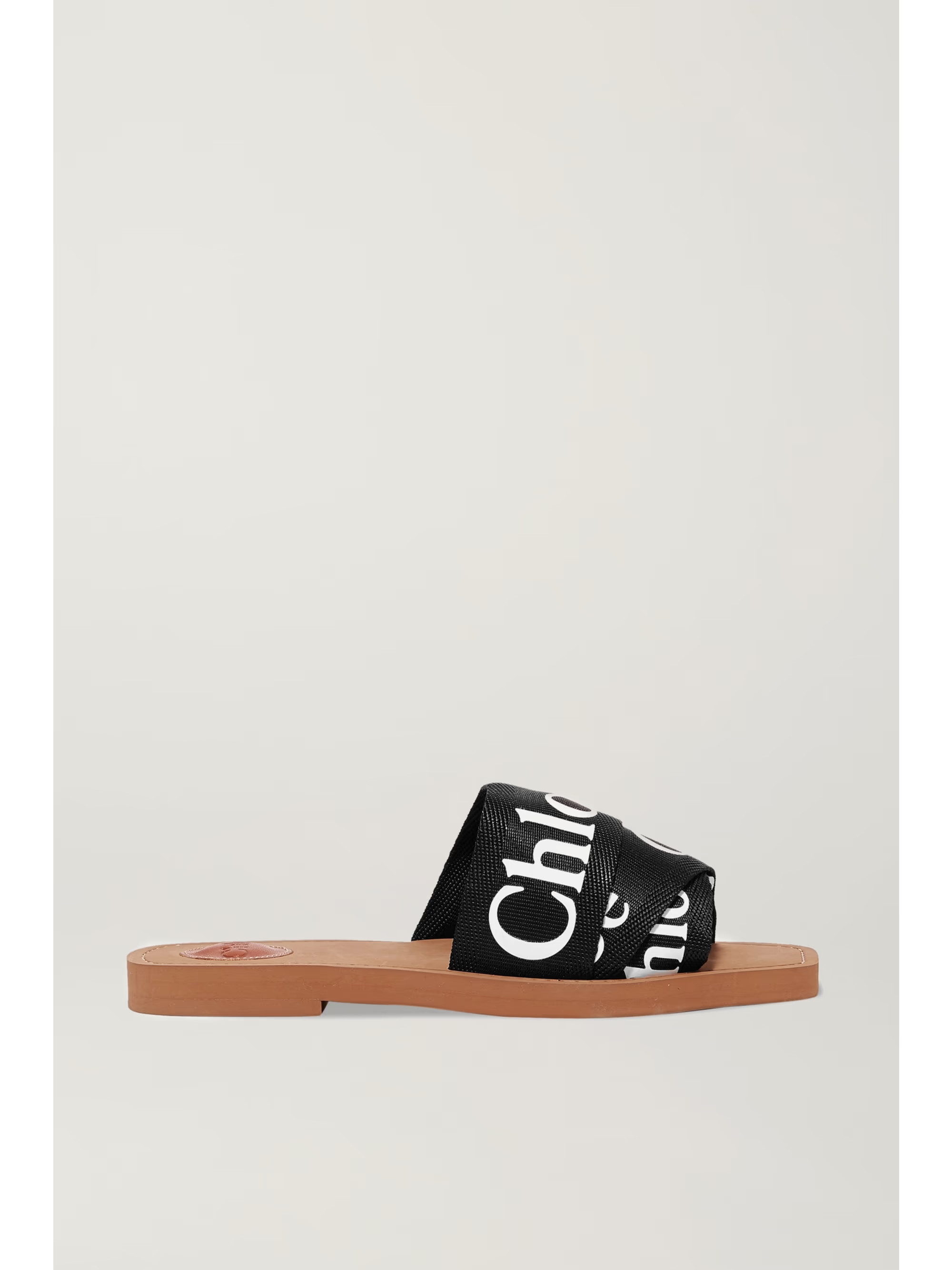 Woody logo-print canvas slides | NET-A-PORTER (US)
