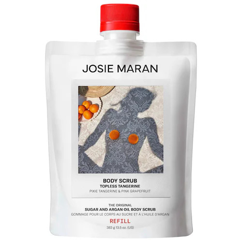 Topless Tangerine - Argan Oil + Sugar Balm Refillable Exfoliating Body Scrub | Sephora (US)