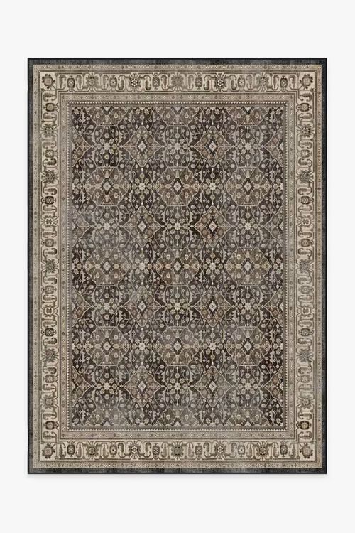 Alessia Dark Wood Rug | Ruggable