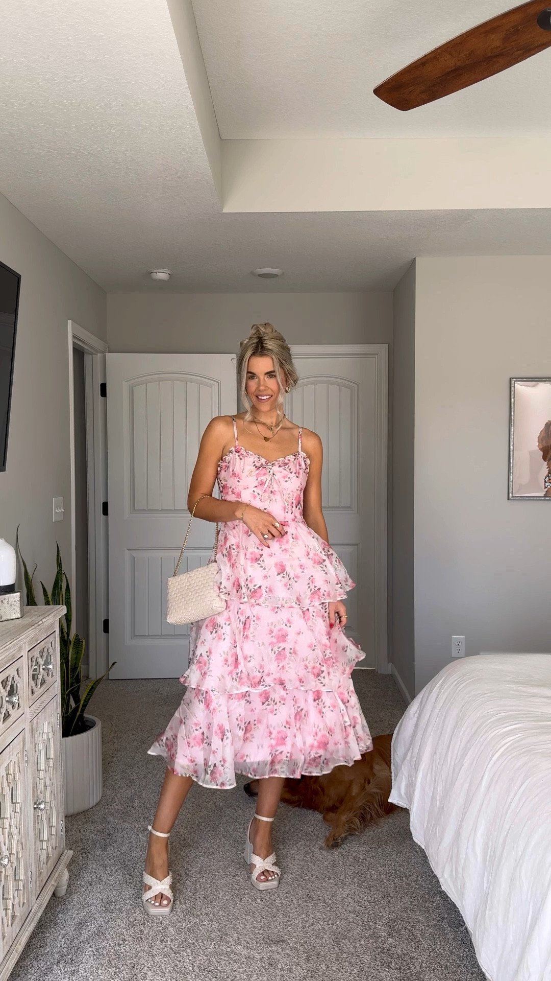 restocked from last year! love this dress for a spring wedding :) in a size small! shoes are on a good sale right now + bag is from last year so linking similar 🎀💗🌸

#LTKWedding #LTKParties #LTKSeasonal