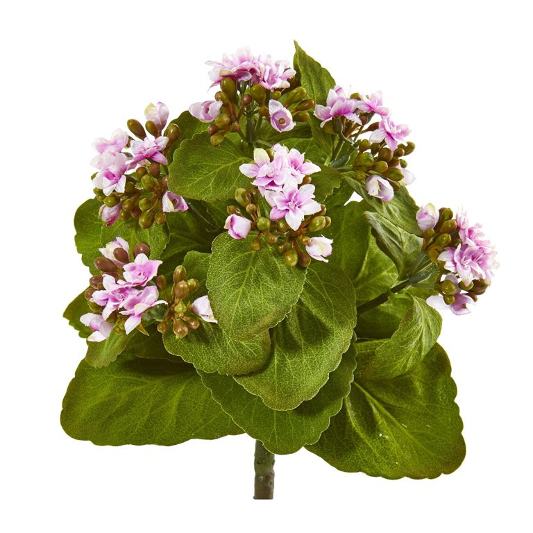 Nearly Natural 8" Kalanchoe Artificial Bush Flower (Set of 6) | Walmart (US)