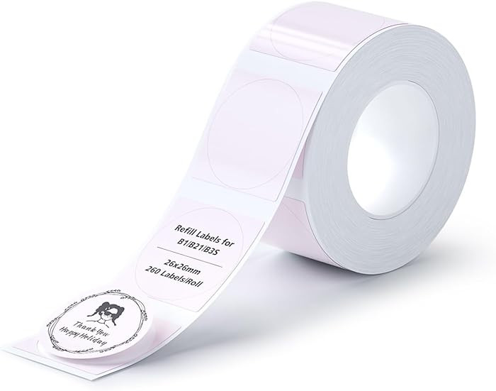 NIIMBOT Labels for B21/B1/B3S/K3 Label Printer, Thermal Stickers 1'' x 1''(26x26mm), Waterproof, ... | Amazon (US)