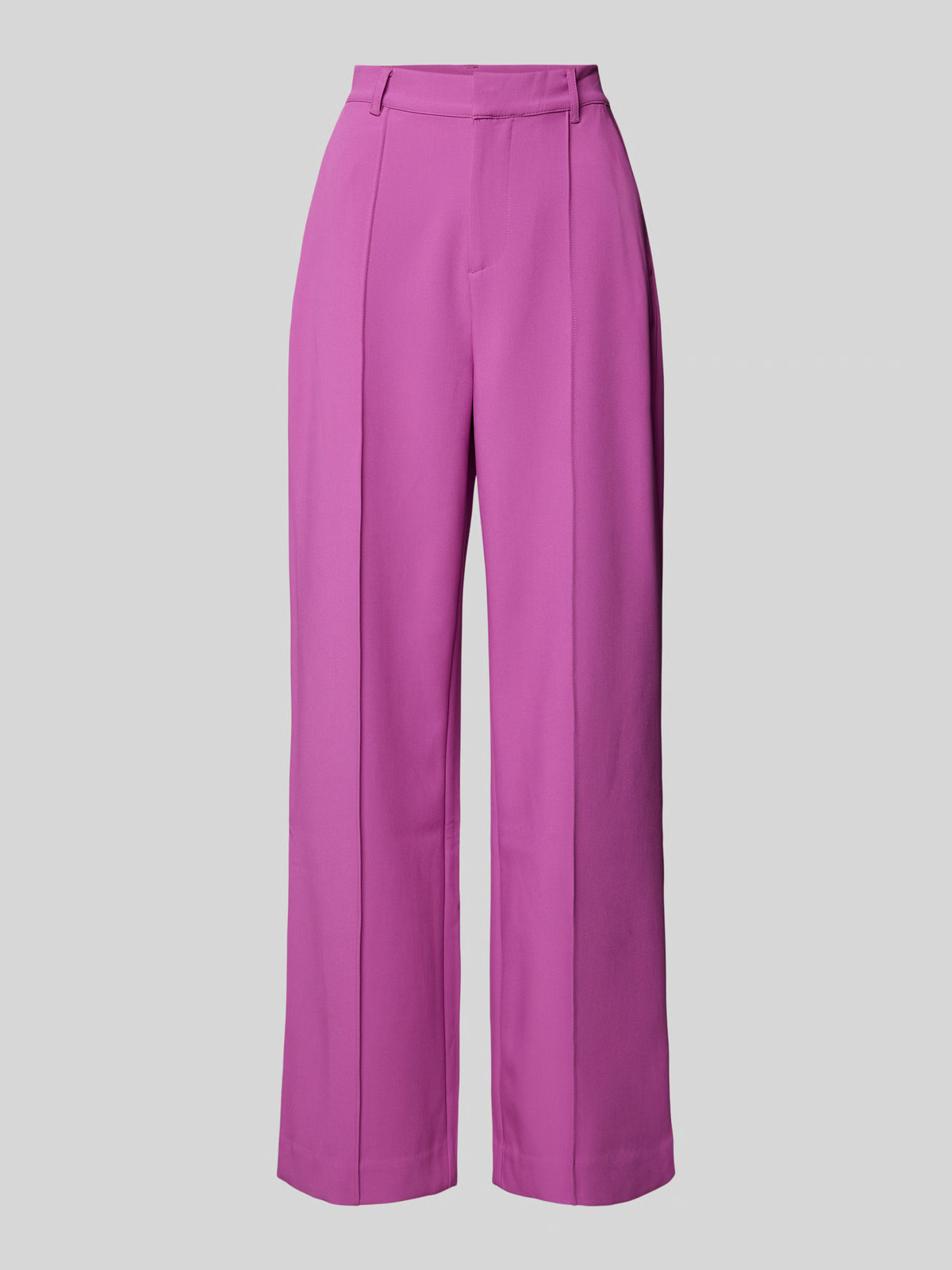 Straight Fit Stoffhose mit Viskose-Anteil und Knopfverschluss in fuchsia | Peek & Cloppenburg* Düsseldorf DE