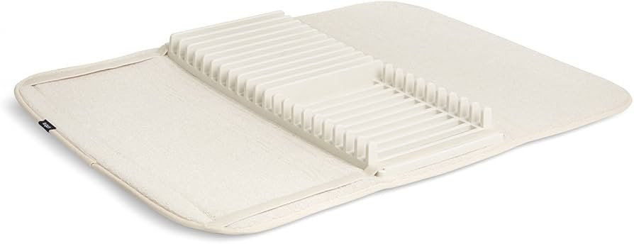 Umbra Udry Dish Rack and Microfiber Drying Mat – Space-Saving Design Folds Up for Easy Storage,... | Amazon (US)