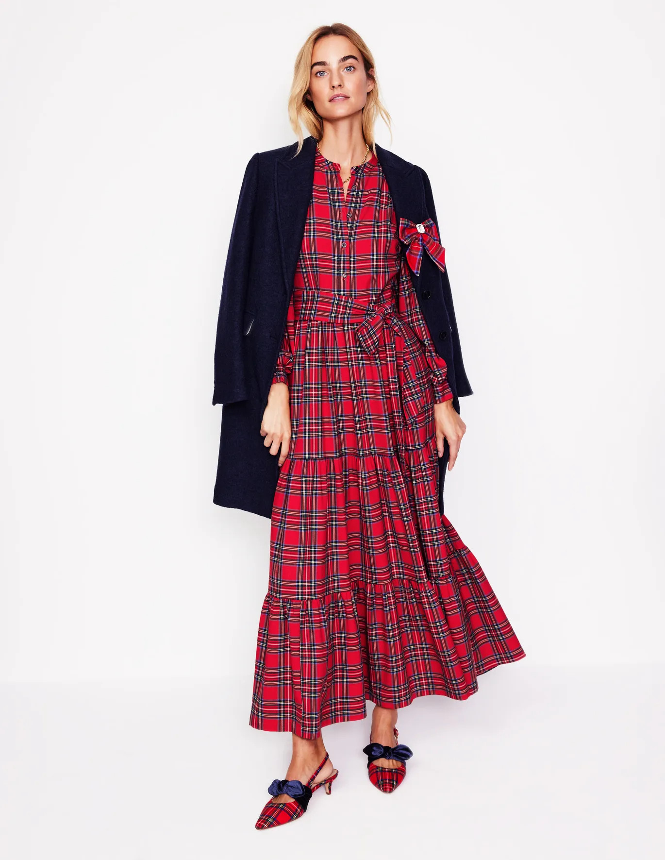 Alba Check Maxi Dress | Boden (US)