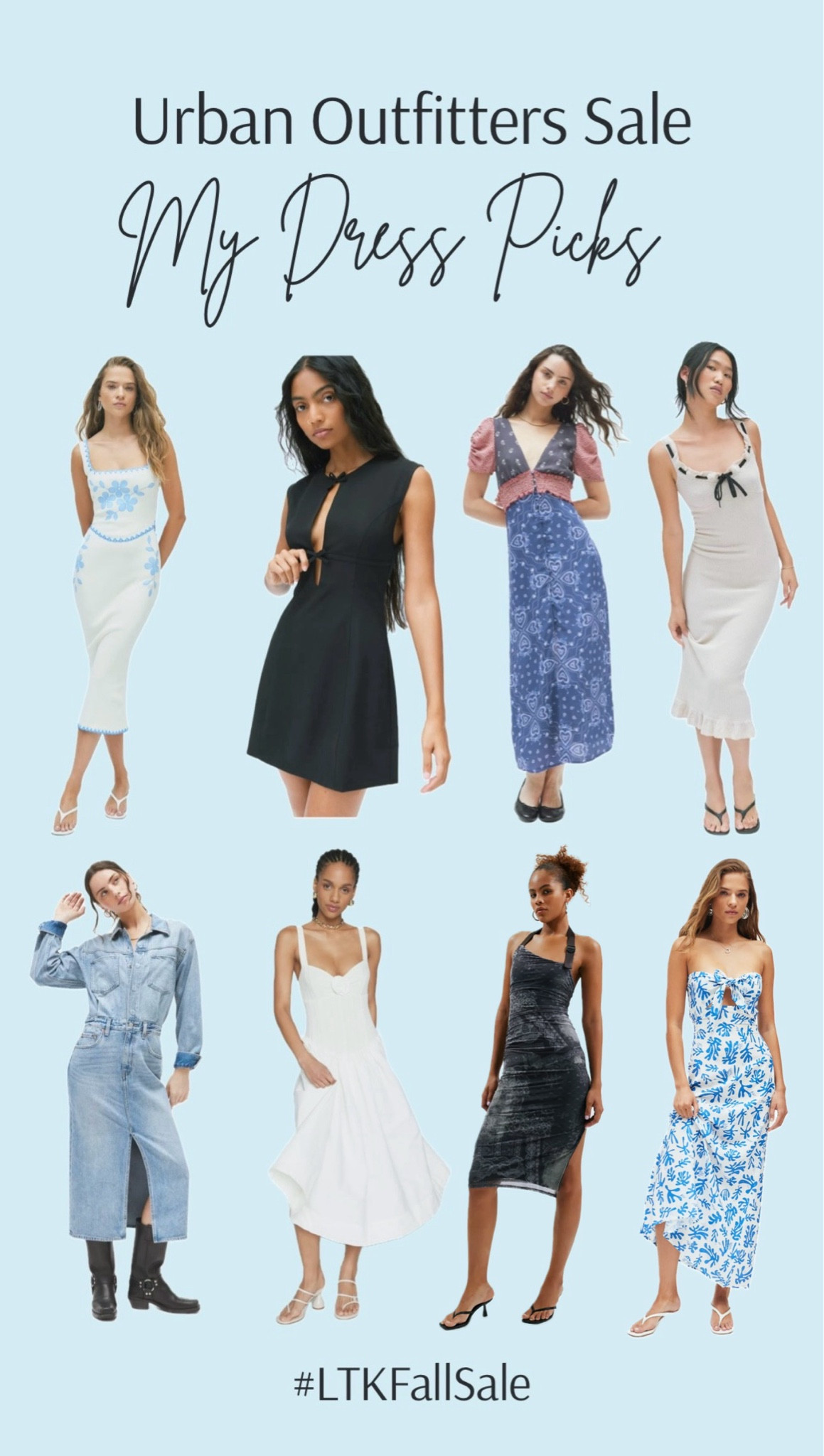 Sooooo many cute dresses at #UrbanOutfitters right now! These will be part of the LTKFallSale Sept 26-29 — Urban Outfitters will be doing 25% off!

 #cutedresses #dressesonsale

#LTKFallSale #LTKSaleAlert