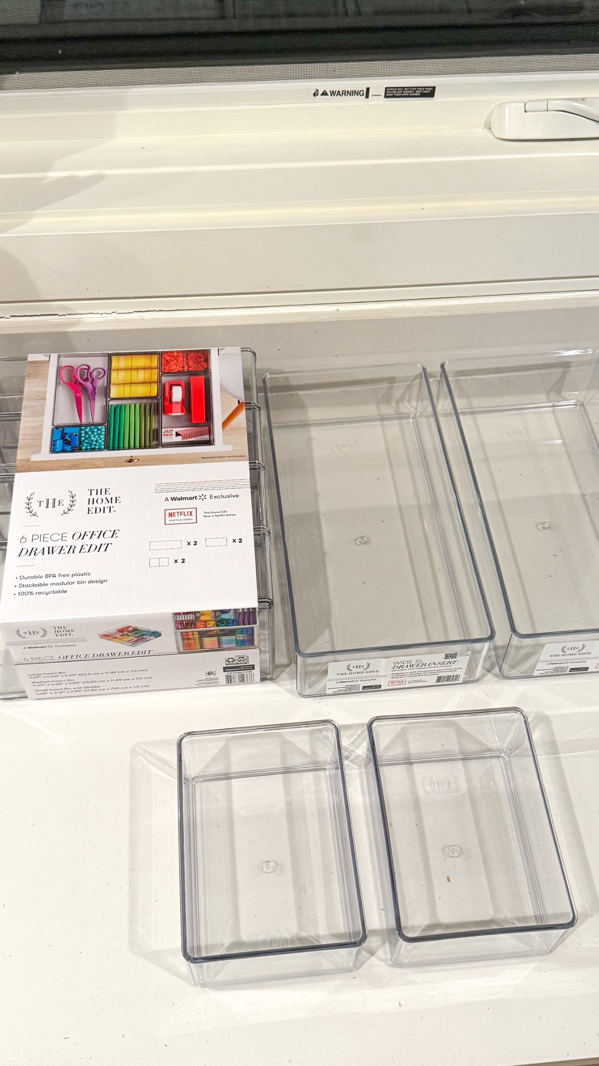 The Home Edit kitchen/bathroom drawer organization from Walmart! 

#LTKWatchNow #LTKHome