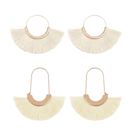 White boho earrings - perfect for summer vacation! 

#LTKSeasonal #LTKGiftGuide #LTKTravel