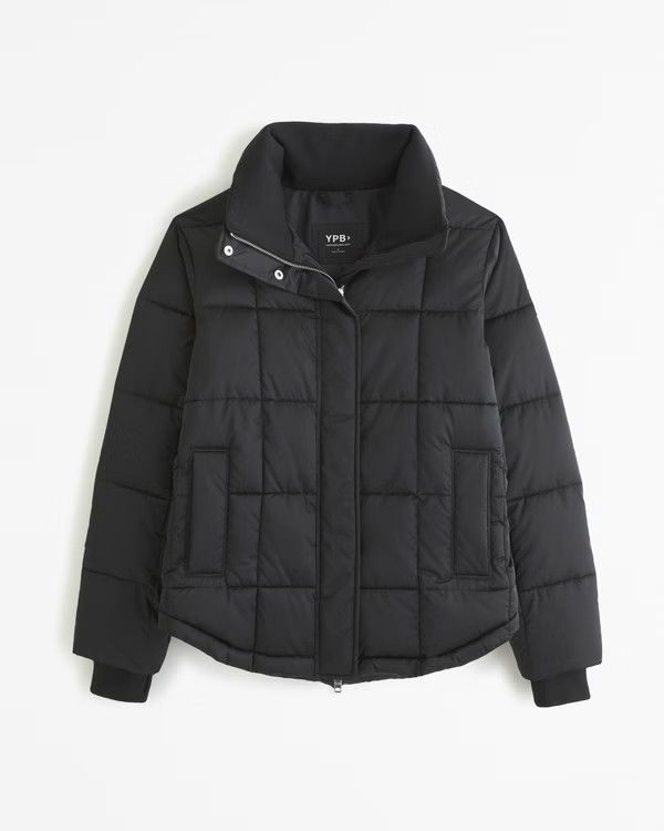 Women's YPB Satin Puffer | Women's Coats & Jackets | Abercrombie.com | Abercrombie & Fitch (US)