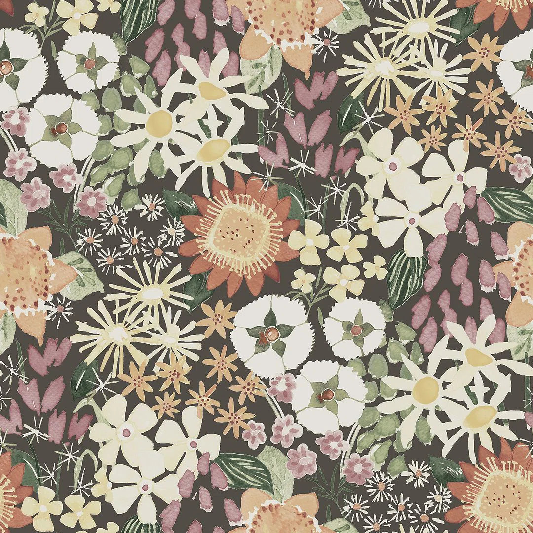 Anika Flowers Wallpaper | Joss & Main
