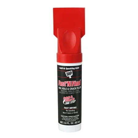 DAP Fast 'n Final Nail Hole Filler, 2.8 Fl. Oz. | Walmart (US)