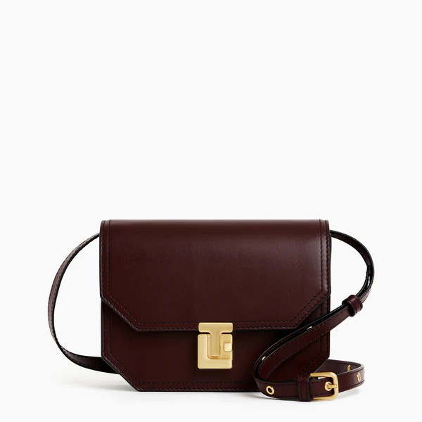 Petit sac bandoulière Rose en cuir lisse | Le Tanneur