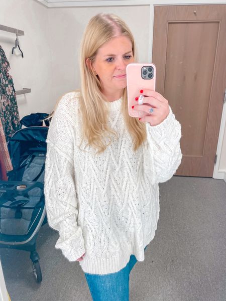 The free people sweater lives up to the hype! So cute. I sized down one to a medium. It runs VERY oversized. 

#LTKxNSale #LTKunder100 #LTKFind