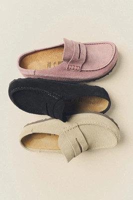 Birkenstock Naples Suede Clogs | Anthropologie (US)